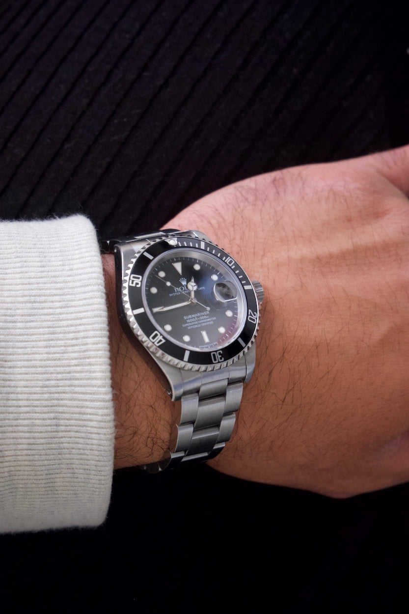 Rolex 16610 Submariner Tritium Dial Aluminium Bezel 1991 X Serial